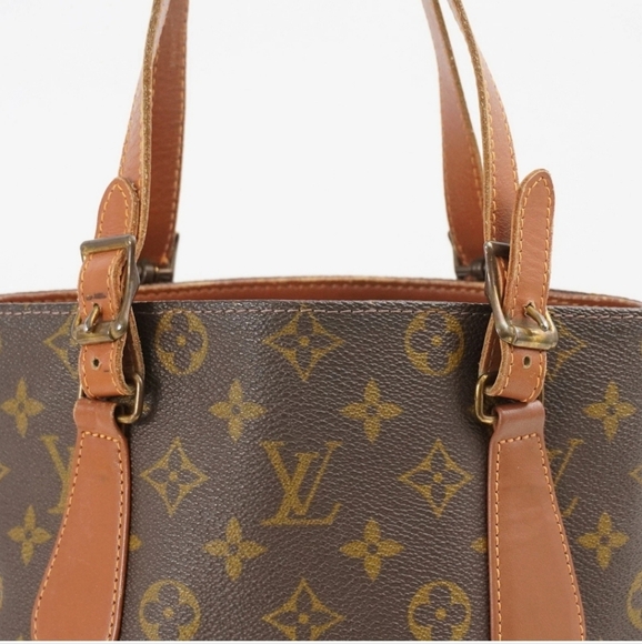 Louis Vuitton Monogram PM Marais Bucket PM Tote Bag Brown USA Vintage - Picture 6 of 14
